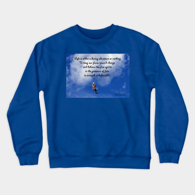 Risk Taking Crewneck Sweatshirt by ninasilver